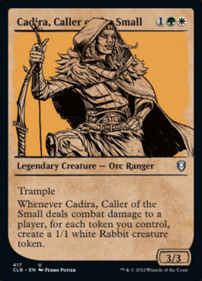 Cadira, Caller of the Small (Showcase) [Commander Legends: Battle for Baldur's Gate] | The Clever Kobold