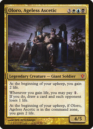 Oloro, Ageless Ascetic [Commander 2013] | The Clever Kobold