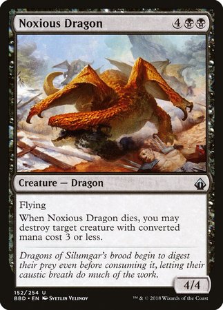 Noxious Dragon [Battlebond] | The Clever Kobold