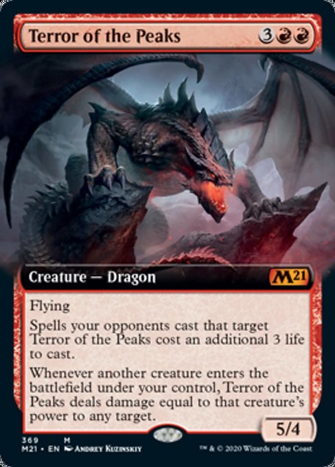 Terror of the Peaks (Extended Art) [Core Set 2021] | The Clever Kobold