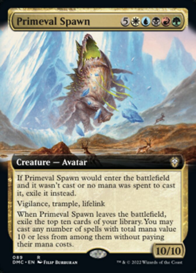 Primeval Spawn (Extended Art) [Dominaria United Commander] | The Clever Kobold