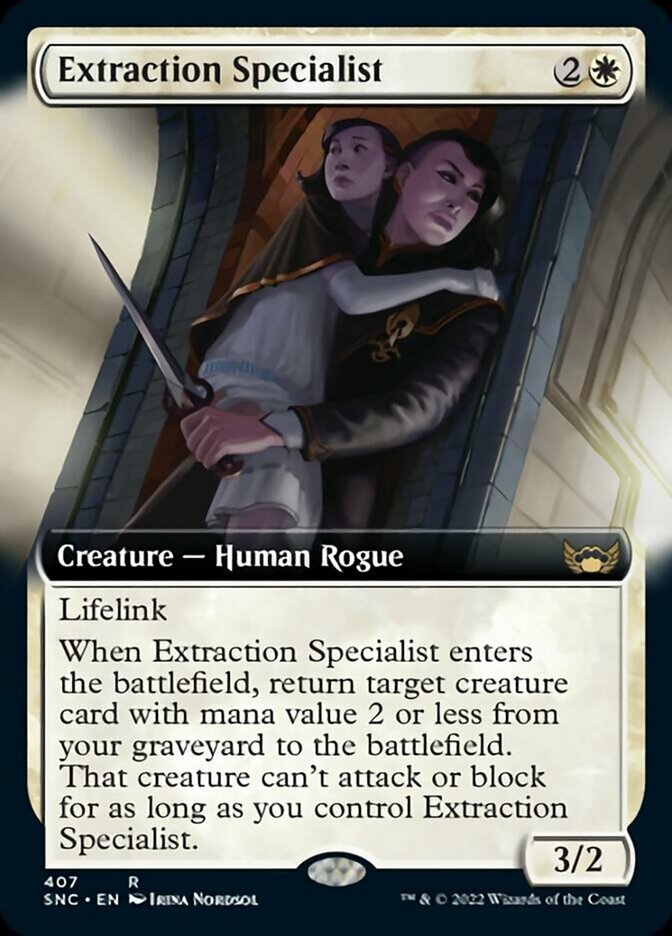 Extraction Specialist (Extended Art) [Streets of New Capenna] | The Clever Kobold