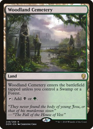 Woodland Cemetery [Dominaria Promos] | The Clever Kobold