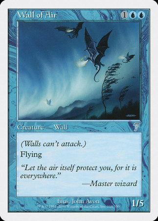 Wall of Air [Seventh Edition] | The Clever Kobold