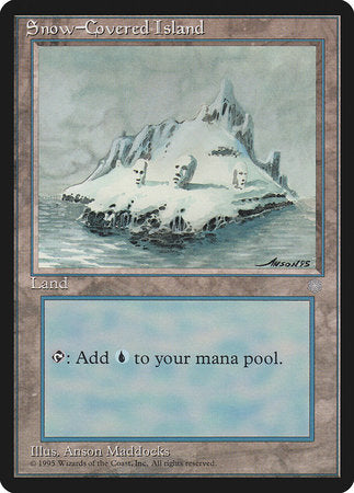 Snow-Covered Island [Ice Age] | The Clever Kobold