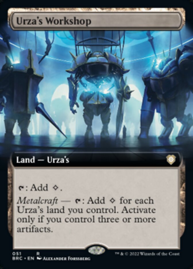 Urza's Workshop (Extended Art) [The Brothers' War Commander] | The Clever Kobold