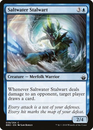 Saltwater Stalwart [Battlebond] | The Clever Kobold