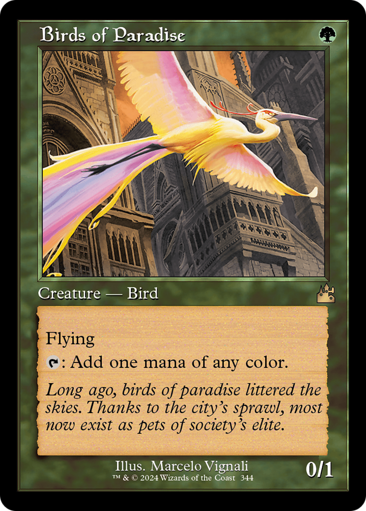 Birds of Paradise (Retro) [Ravnica Remastered] | The Clever Kobold