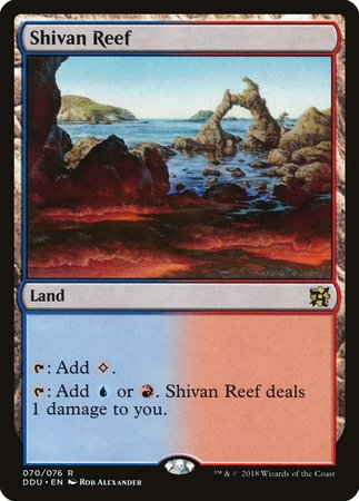 Shivan Reef [Duel Decks: Elves vs. Inventors] | The Clever Kobold