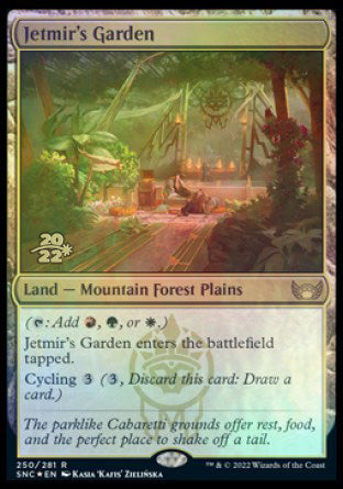 Jetmir's Garden [Streets of New Capenna Prerelease Promos] | The Clever Kobold