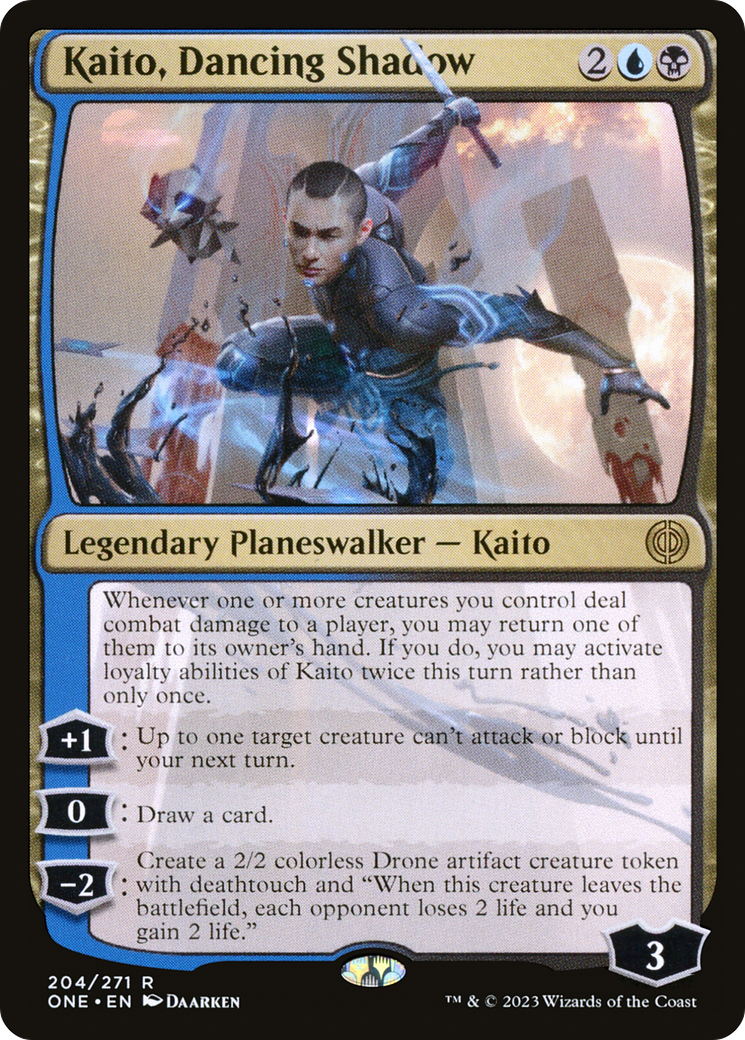 Kaito, Dancing Shadow [Phyrexia: All Will Be One] | The Clever Kobold