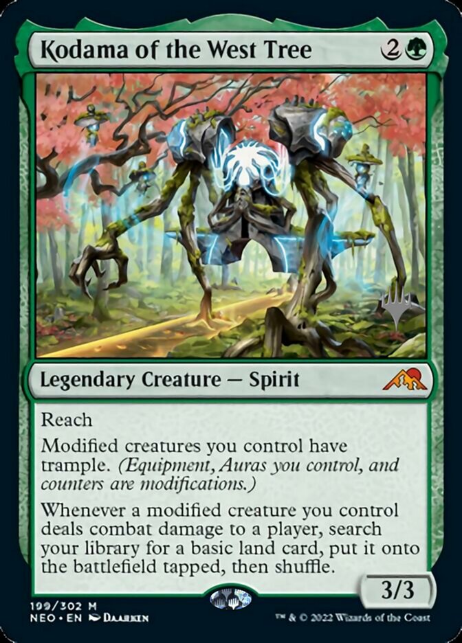 Kodama of the West Tree (Promo Pack) [Kamigawa: Neon Dynasty Promos] | The Clever Kobold