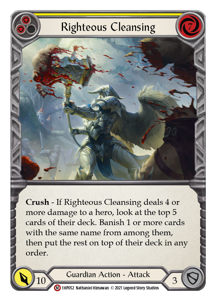 Righteous Cleansing [1HP052] | The Clever Kobold