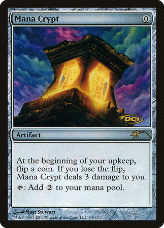 Mana Crypt [Judge Gift Cards 2011] | The Clever Kobold