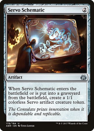 Servo Schematic [Aether Revolt] | The Clever Kobold