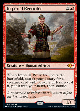 Imperial Recruiter (Foil Etched) [Modern Horizons 2] | The Clever Kobold