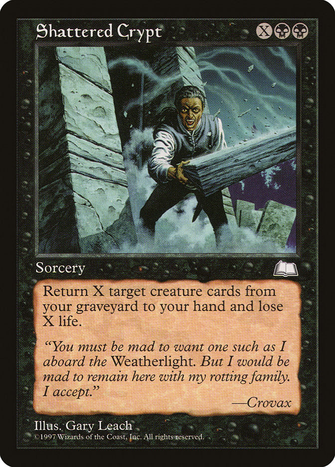 Shattered Crypt [Weatherlight] | The Clever Kobold