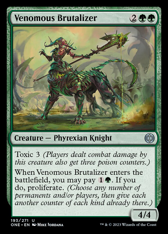 Venomous Brutalizer [Phyrexia: All Will Be One] | The Clever Kobold