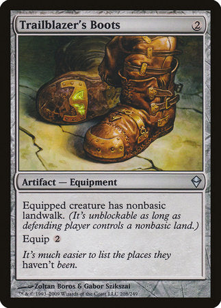 Trailblazer's Boots [Zendikar] | The Clever Kobold