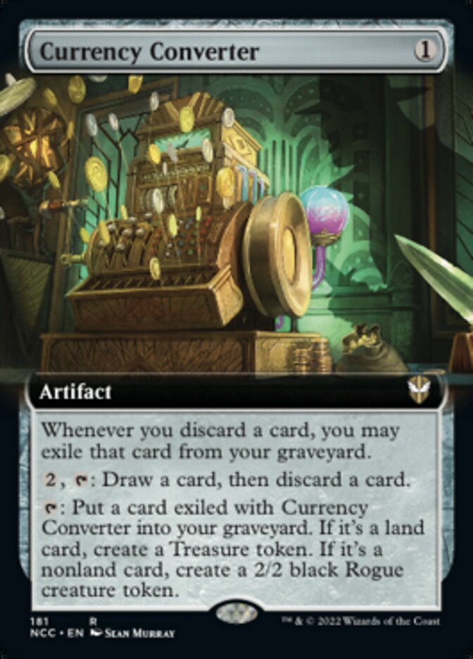 Currency Converter (Extended Art) [Streets of New Capenna Commander] | The Clever Kobold