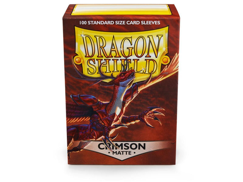 Crimson - Matte Sleeves - Standard Size