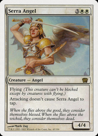 Serra Angel [Eighth Edition] | The Clever Kobold