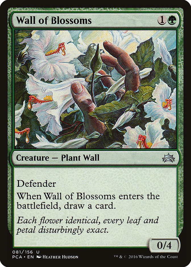 Wall of Blossoms [Planechase Anthology] | The Clever Kobold