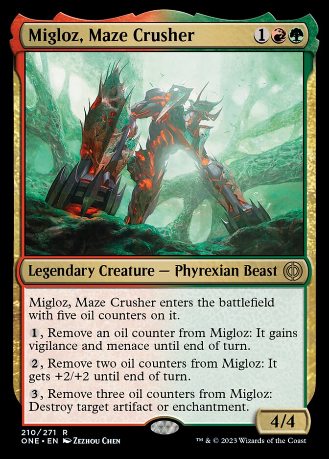 Migloz, Maze Crusher [Phyrexia: All Will Be One] | The Clever Kobold