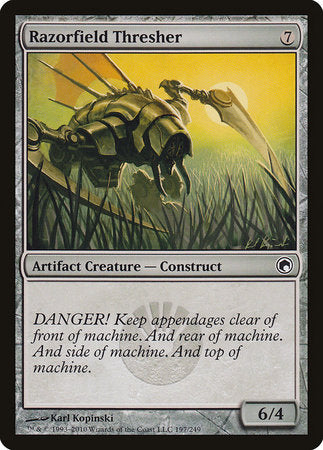 Razorfield Thresher [Scars of Mirrodin] | The Clever Kobold