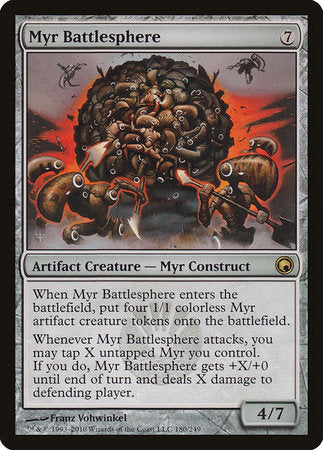 Myr Battlesphere [Scars of Mirrodin] | The Clever Kobold