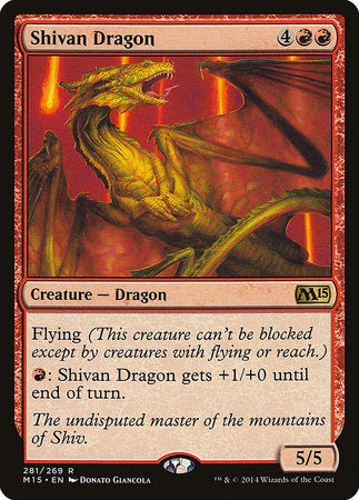 Shivan Dragon [Magic 2015] | The Clever Kobold