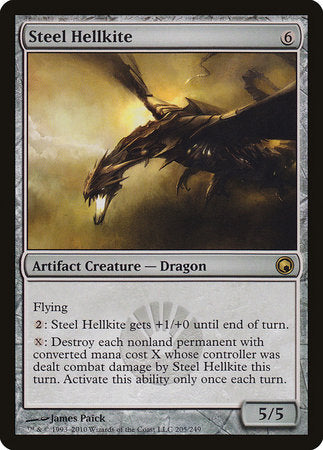 Steel Hellkite [Scars of Mirrodin] | The Clever Kobold