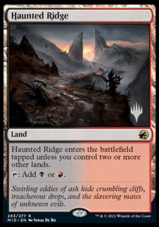 Haunted Ridge (Promo Pack) [Innistrad: Midnight Hunt Promos] | The Clever Kobold