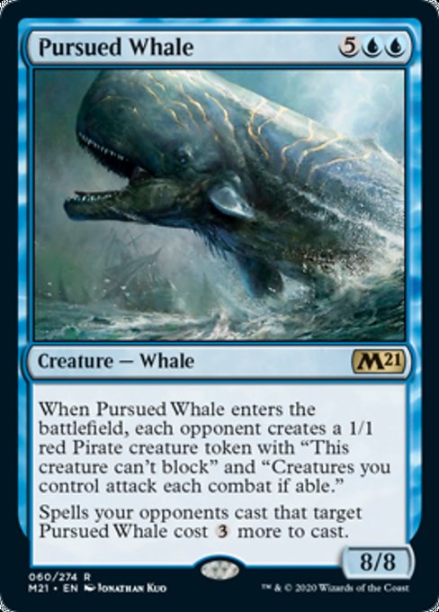 Pursued Whale [Core Set 2021] | The Clever Kobold