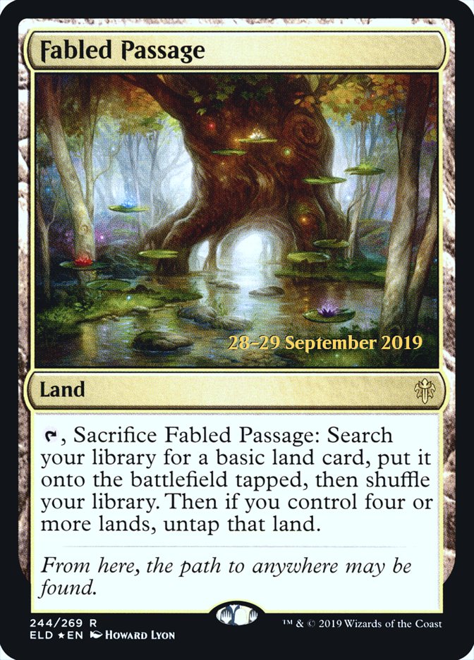 Fabled Passage  [Throne of Eldraine Prerelease Promos] | The Clever Kobold