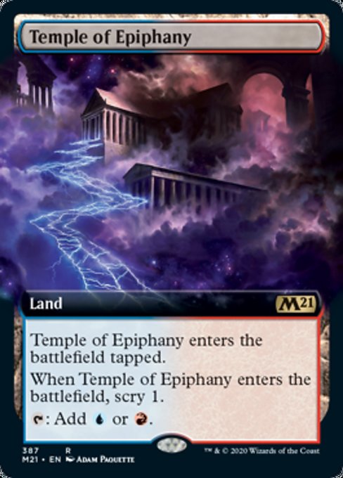 Temple of Epiphany (Extended Art) [Core Set 2021] | The Clever Kobold