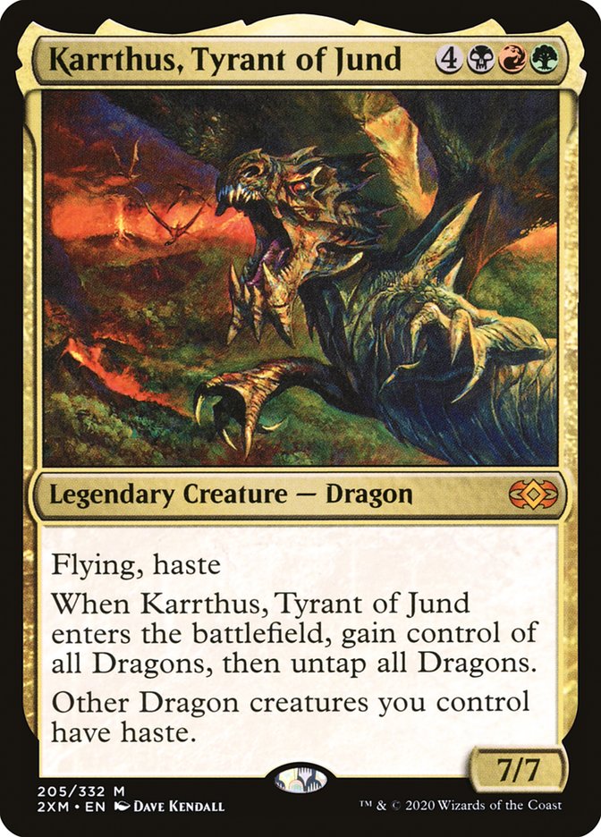 Karrthus, Tyrant of Jund [Double Masters] | The Clever Kobold