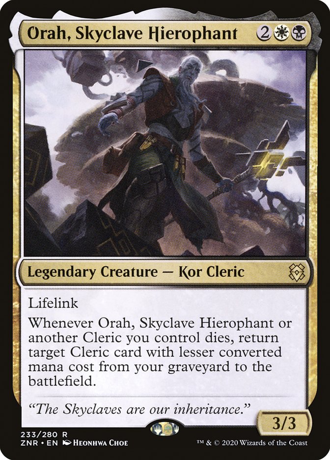 Orah, Skyclave Hierophant [Zendikar Rising] | The Clever Kobold