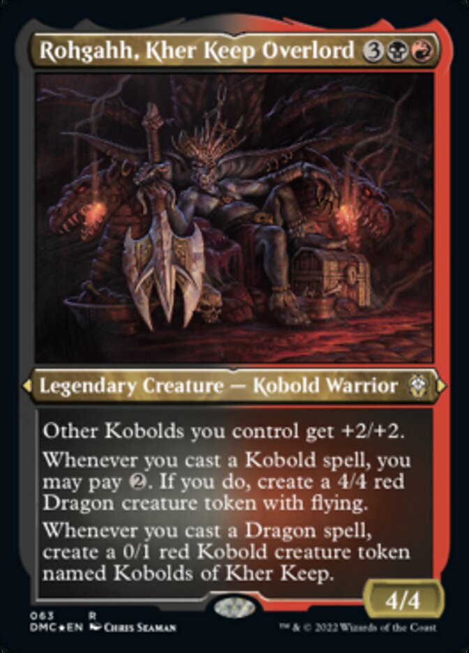 Rohgahh, Kher Keep Overlord (Foil Etched) [Dominaria United Commander] | The Clever Kobold