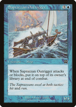 Saprazzan Outrigger [Mercadian Masques] | The Clever Kobold