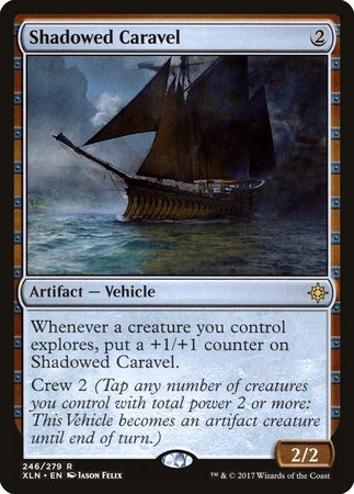 Shadowed Caravel [Ixalan] | The Clever Kobold