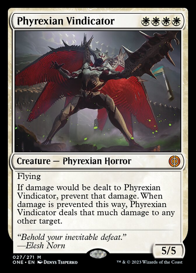 Phyrexian Vindicator [Phyrexia: All Will Be One] | The Clever Kobold