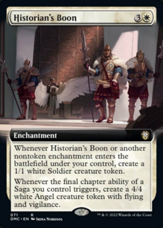 Historian's Boon (Extended Art) [Dominaria United Commander] | The Clever Kobold