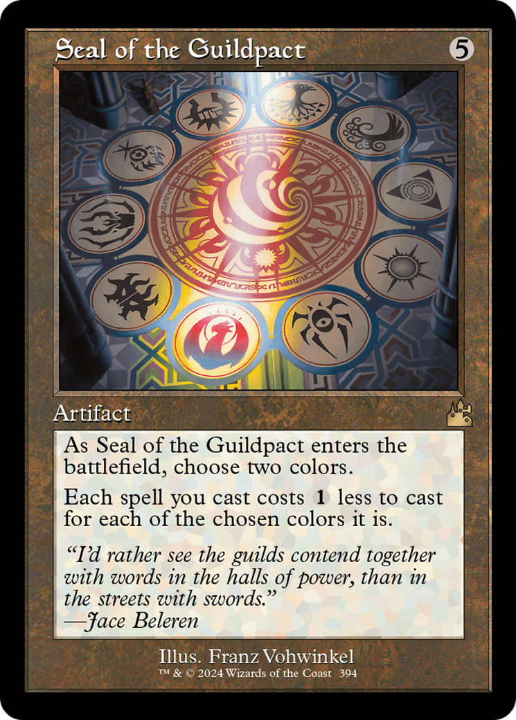 Seal of the Guildpact (Retro Frame) [Ravnica Remastered] | The Clever Kobold