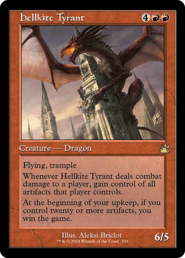 Hellkite Tyrant (Retro Frame) [Ravnica Remastered] | The Clever Kobold