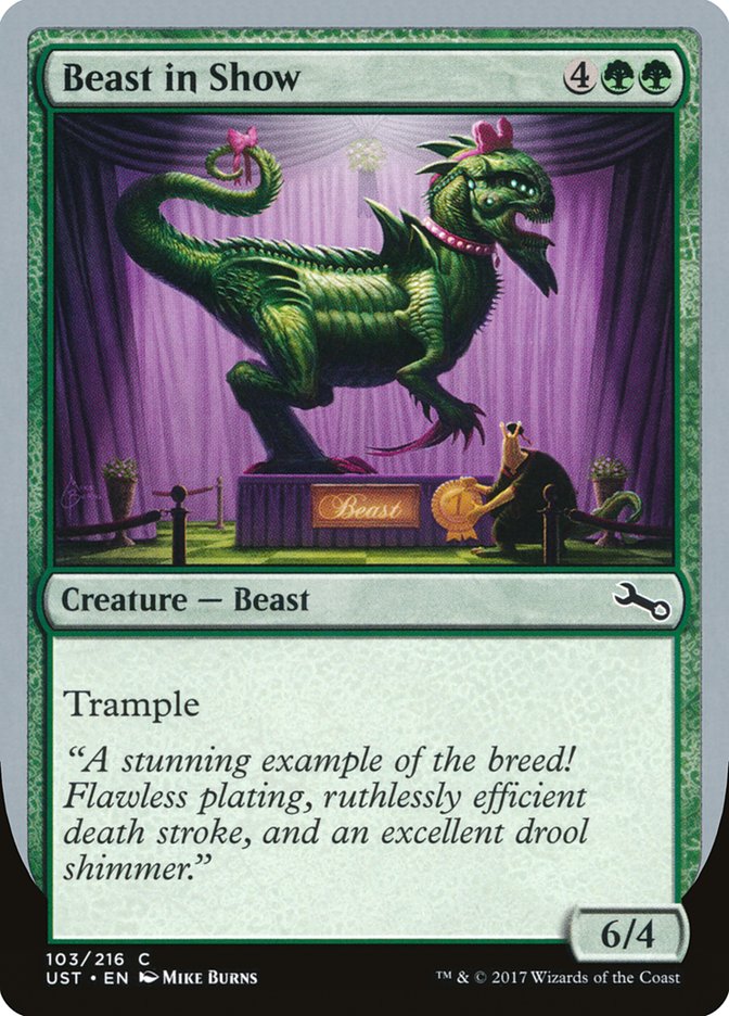 Beast in Show ("A stunning example...") [Unstable] | The Clever Kobold