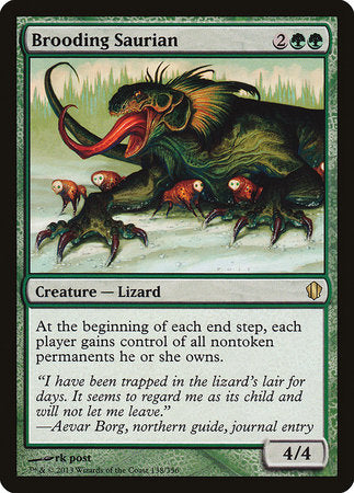 Brooding Saurian [Commander 2013] | The Clever Kobold