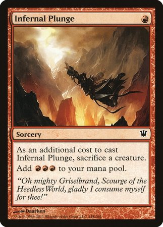 Infernal Plunge [Innistrad] | The Clever Kobold