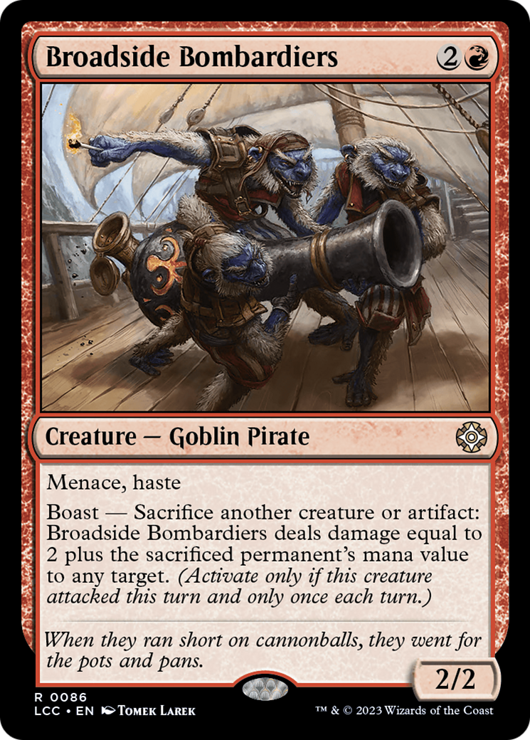 Broadside Bombardiers [The Lost Caverns of Ixalan Commander] | The Clever Kobold