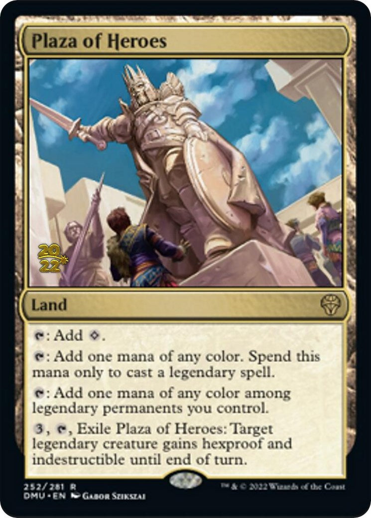 Plaza of Heroes [Dominaria United Prerelease Promos] | The Clever Kobold